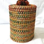 Kaisa Basket with pom pon-03
