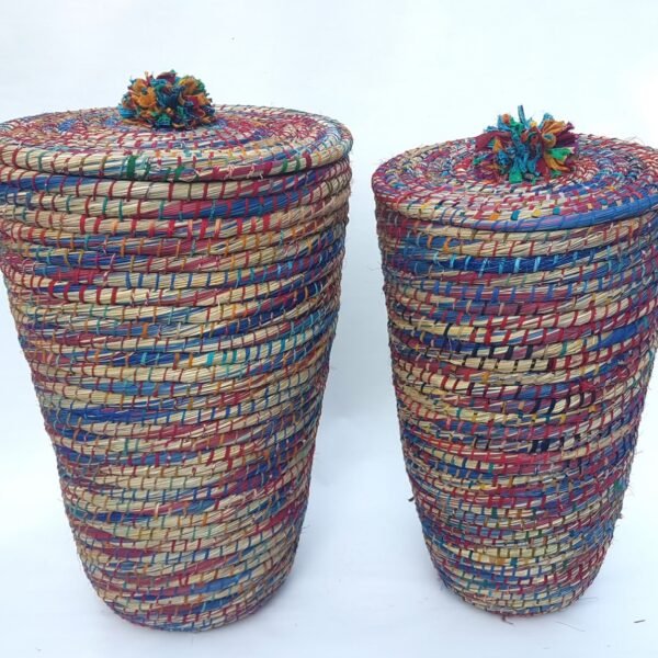 Kaisa Rainbow Laundry Basket Set of 2