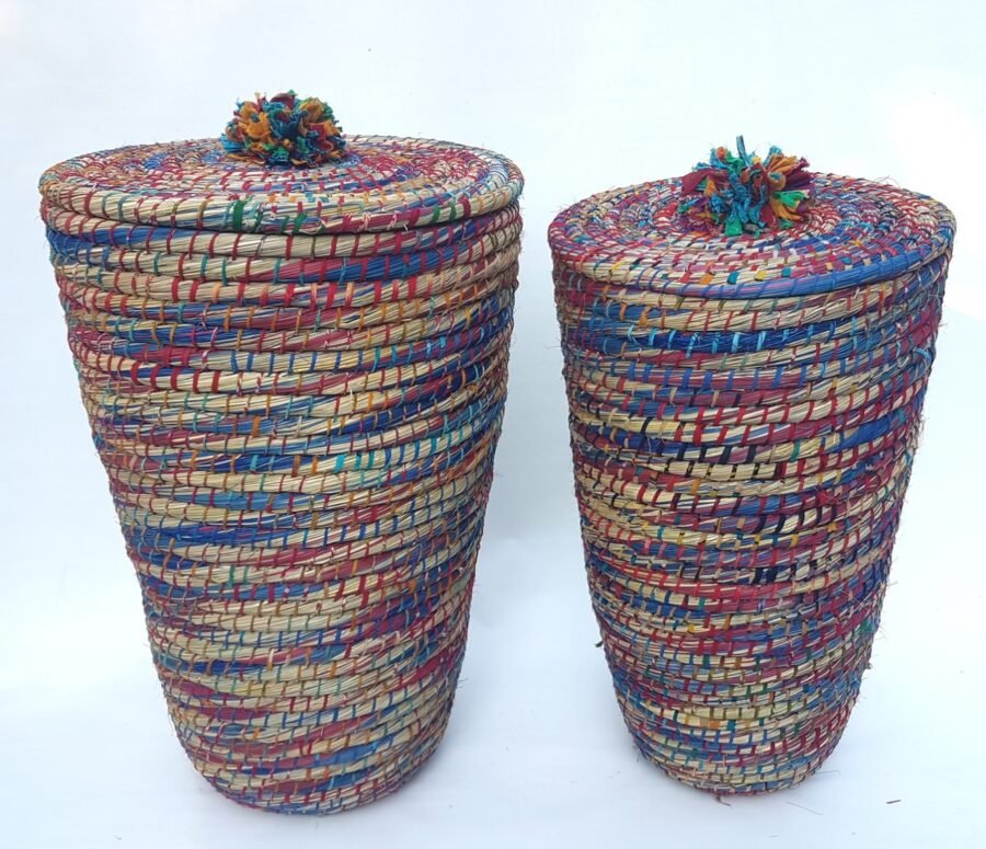 Kaisa Rainbow Laundry Basket Set of 2
