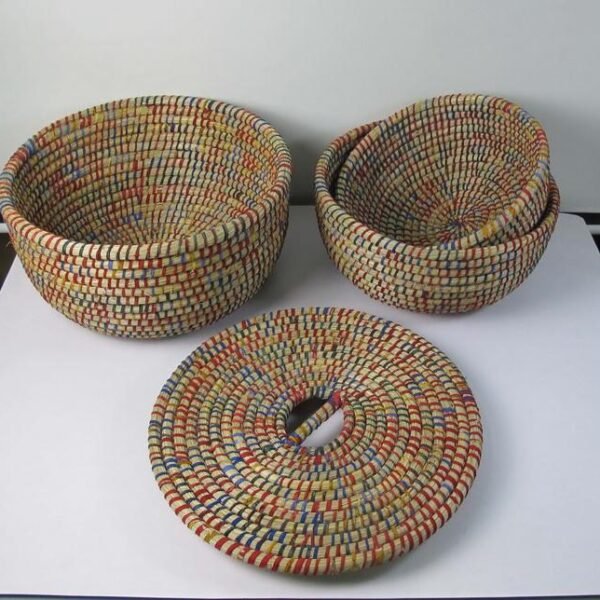 Multicolor Kaisa bowl set of 3